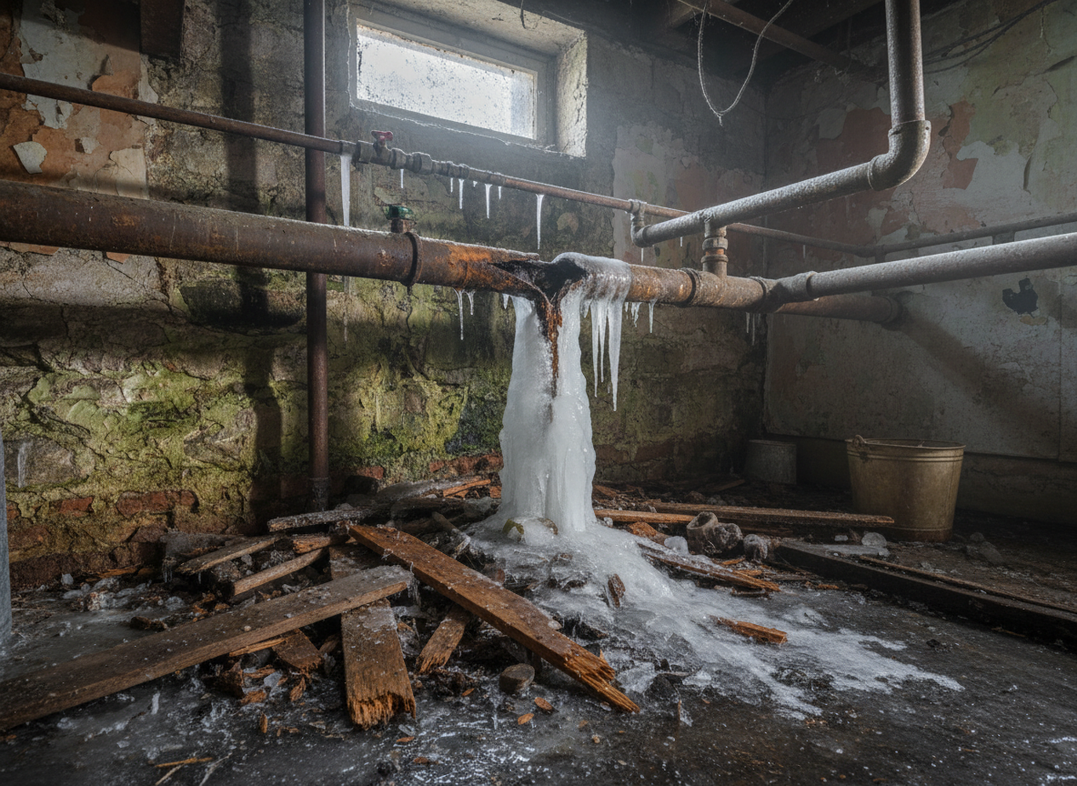 How Wilmington Winters Affect Pipes in Pre-1950 Homes