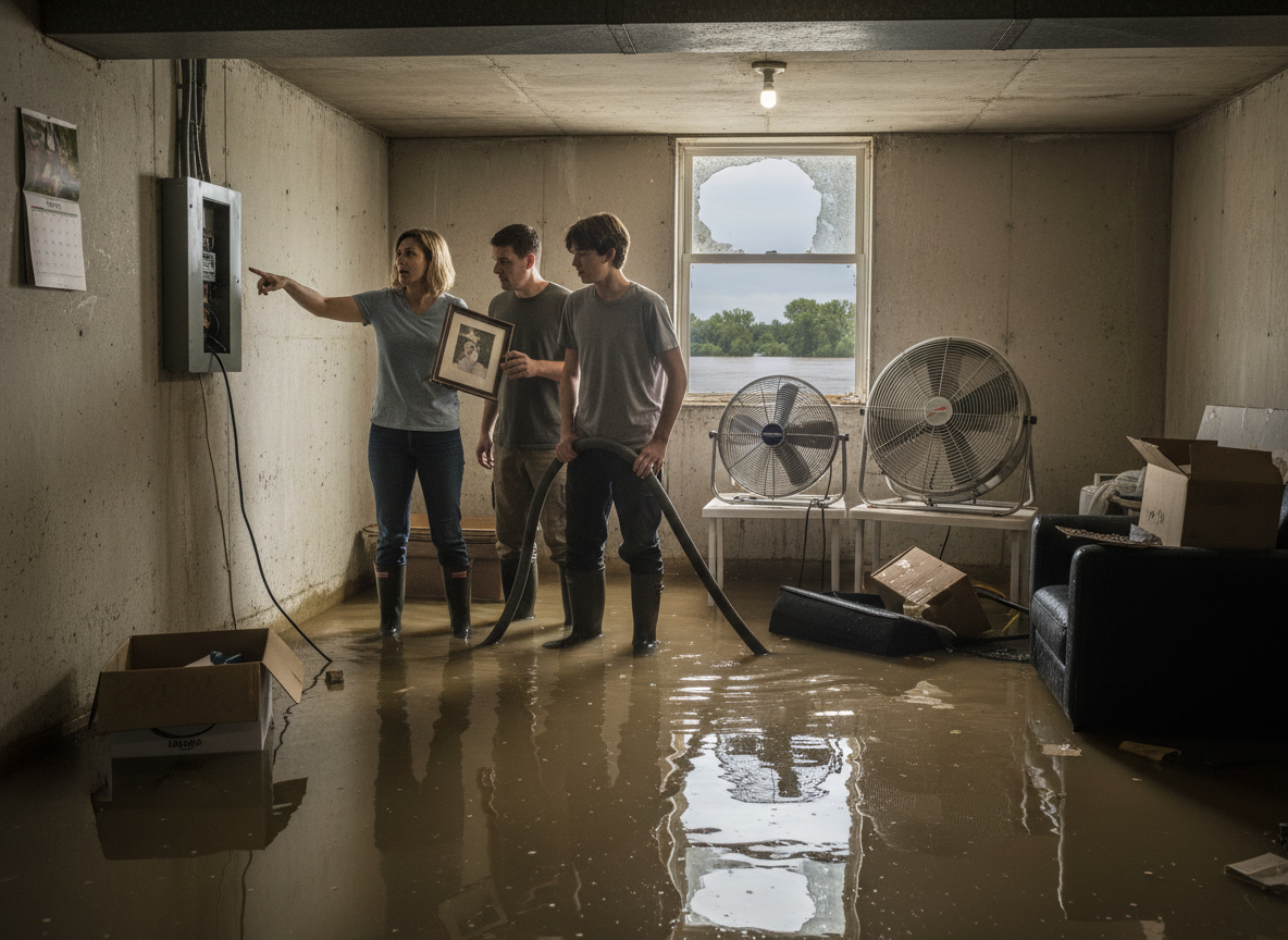 What to Do After Heavy Rains Flood Basements Near the Christina River